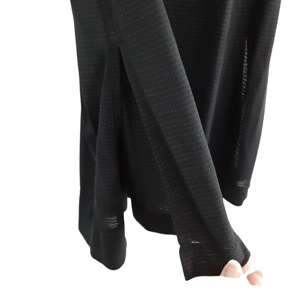 Lululemon Stash It Tank Top Black Racerback Womens 6 Ribbed Layered Sports Bra - Picture 6 of 12